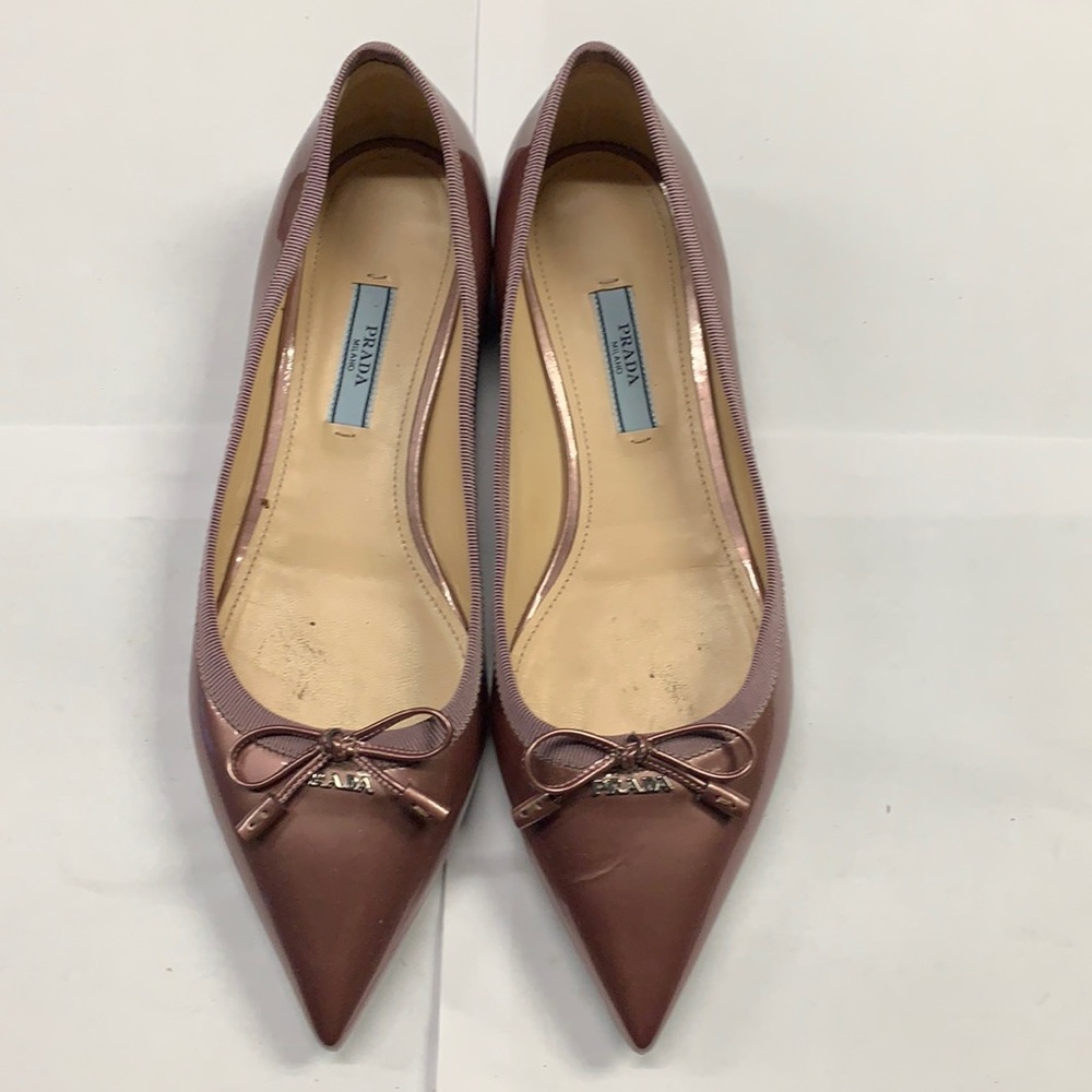 Prada Dusty Rose Flats